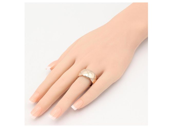 Anello Large Chanel Coco Crush in Oro Rosa 18K D'oro - vista 8