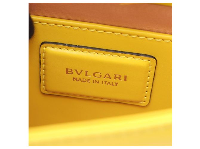 Borsa a tracolla Bulgari Serpenti Forever Giallo - vista 4