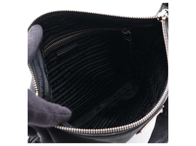 Borsa a tracolla Prada TESSUTO Black Nero - vista 3