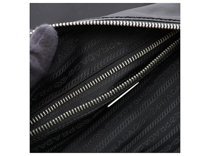 Borsa a tracolla Prada TESSUTO Black Nero - vista 8