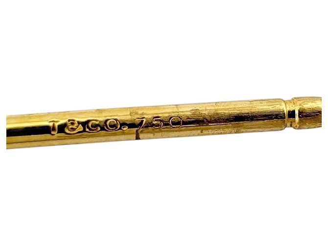 Tiffany & Co. Cross Stitch Ohrringe aus 18K Gelbgold - Ansicht 6