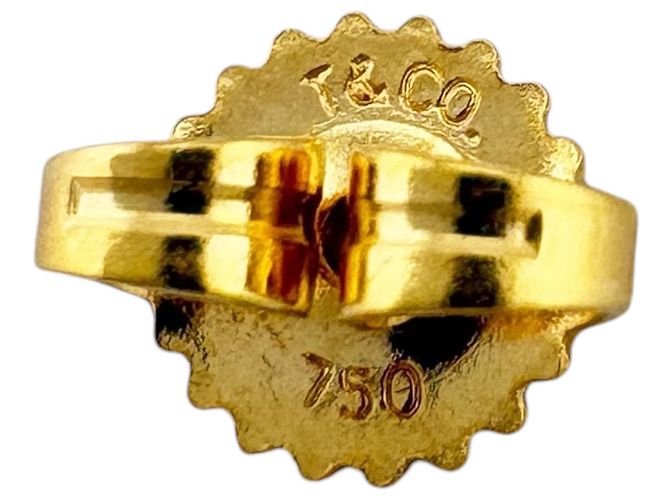 Tiffany & Co. Cross Stitch Ohrringe aus 18K Gelbgold - Ansicht 7