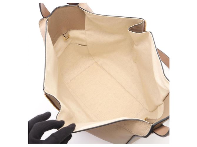 Borsa Loewe Hammock Small - Borsa a mano 2-Way Beige - vista 3