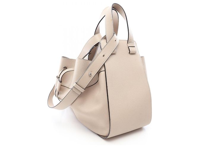Borsa Loewe Hammock - Borsa a mano in pelle Medium Beige - vista 2