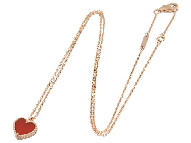 Collana Sweet Heart Van Cleef & Arpels Rosso D'oro - vista 2