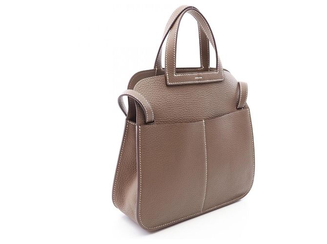 Hermès Borsa a mano Hermes HERMES Arzan 25 Marrone Taupe - vista 2
