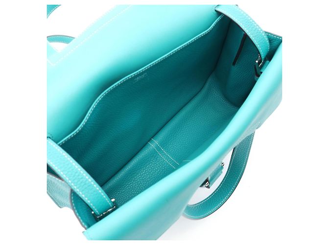 Hermès Borsa a mano 2-Way Hermes HERMES Arzan 31 Blu Verde - vista 3