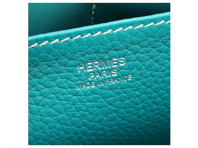Hermès Borsa a mano 2-Way Hermes HERMES Arzan 31 Blu Verde - vista 4