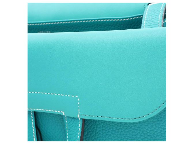 Hermès Borsa a mano 2-Way Hermes HERMES Arzan 31 Blu Verde - vista 8
