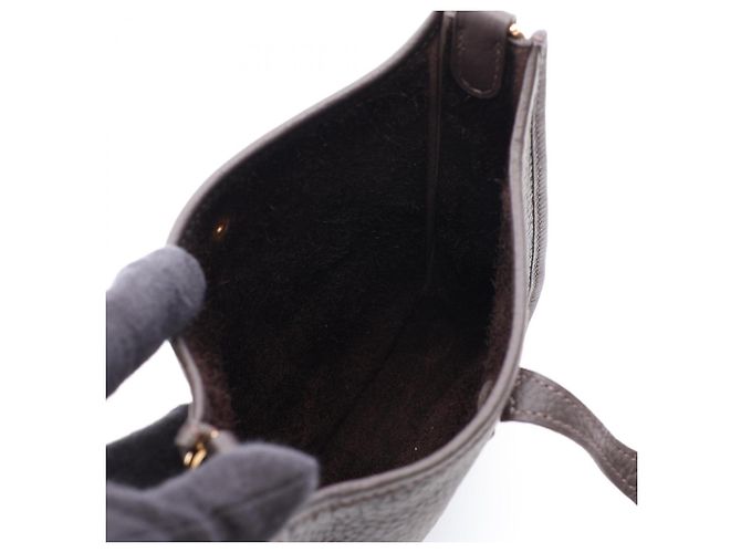 Hermès Borsa a tracolla Hermes Evelyne TPM Amazon Marrone - vista 3