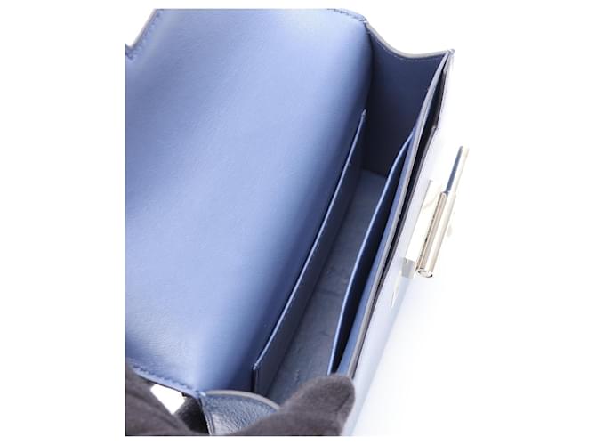 Hermès Borsa a tracolla Mini Veroux Hermes Blu - vista 3
