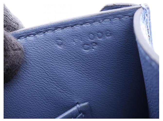 Hermès Borsa a tracolla Mini Veroux Hermes Blu - vista 5