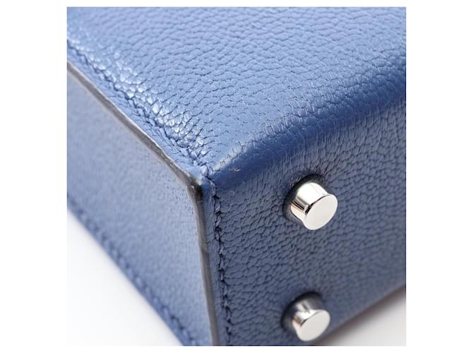 Hermès Borsa a tracolla Mini Veroux Hermes Blu - vista 7