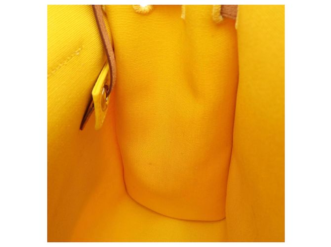 Hermès Hermes Herbag Zip PM 2-Way Handtasche Braun Gelb - Ansicht 14