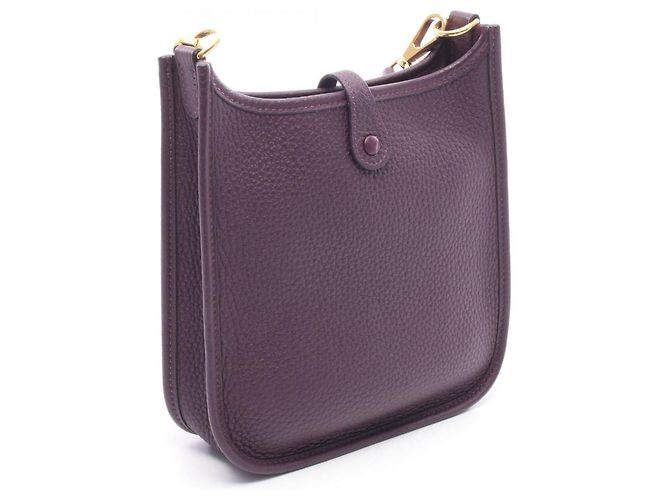 Hermès Borsa a tracolla Hermes Evelyne TPM Porpora - vista 2