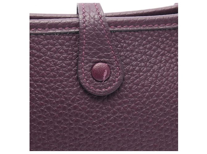 Hermès Borsa a tracolla Hermes Evelyne TPM Porpora - vista 6