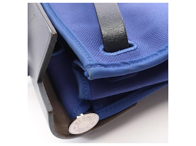 Hermès Borsa Hermes Herbag Zip PM Blu Blu navy - vista 11