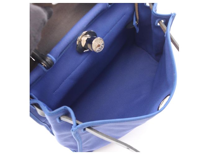 Hermès Borsa Hermes Herbag Zip PM Blu Blu navy - vista 3