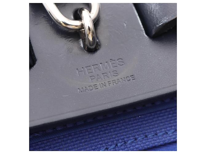 Hermès Borsa Hermes Herbag Zip PM Blu Blu navy - vista 4