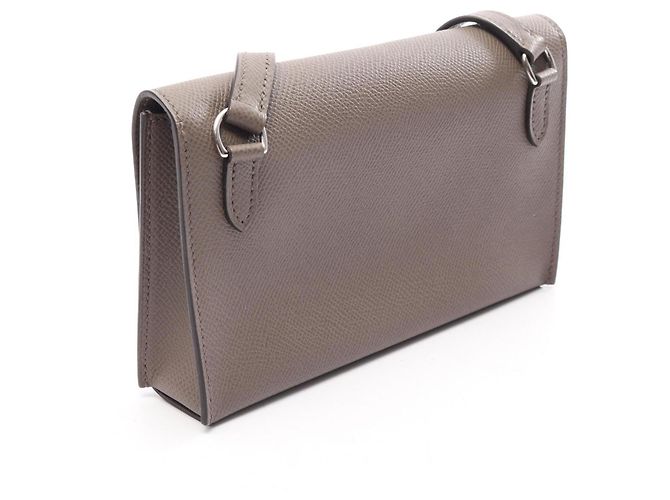 Hermès Borsa a tracolla Hermes Snap Tougo Etoupe Beige - vista 2