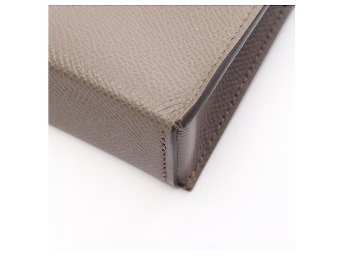Hermès Borsa a tracolla Hermes Snap Tougo Etoupe Beige - vista 6