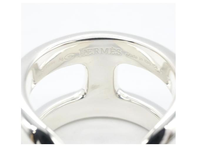 Ring Anello Hermès Osmos PM in argento - vista 4