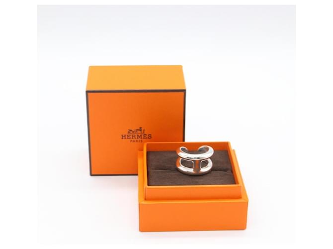 Ring Anello Hermès Osmos PM in argento - vista 8