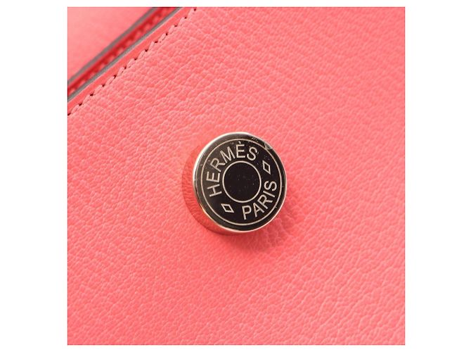 Hermès Borsa a pochette Hermes Opli Rose Azalee Rosa - vista 7