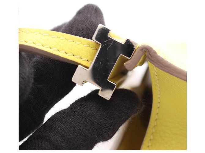 Hermès Borsa a tracolla Hermes Click H 21 Lime D'oro Giallo - vista 10