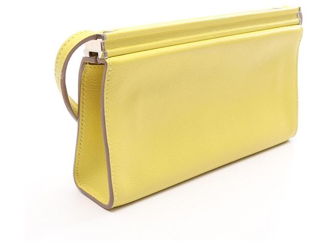 Hermès Borsa a tracolla Hermes Click H 21 Lime D'oro Giallo - vista 2