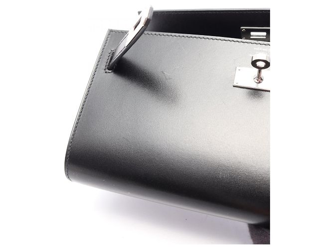 Hermès Borsa a tracolla Hermes Kelly Long To Go Nero - vista 7