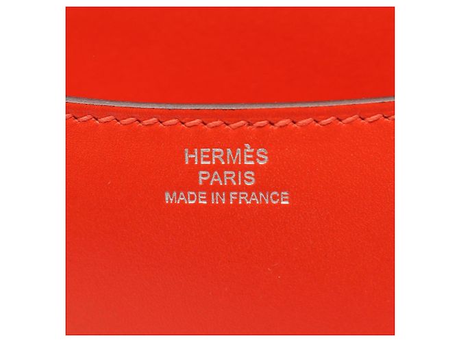 Hermès Borsa a tracolla Hermes Constance 3 Mini Rouge Pivoine Rosso - vista 4