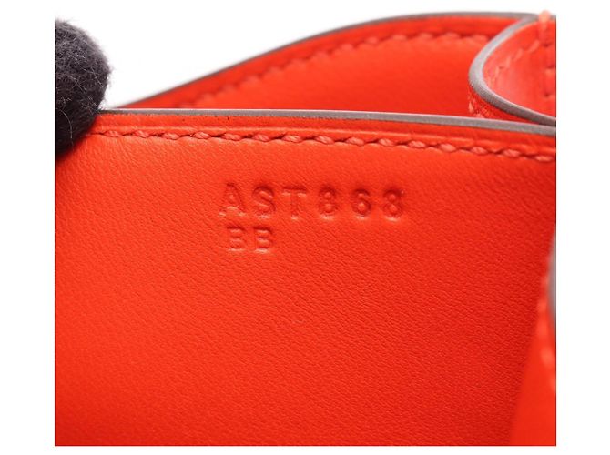 Hermès Borsa a tracolla Hermes Constance 3 Mini Rouge Pivoine Rosso - vista 5
