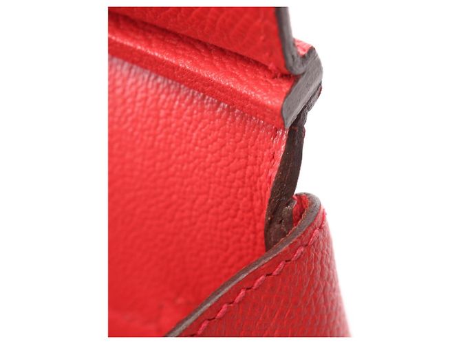 Hermès Borsa Hermes Birkin 35 in rosso Bougainvillier - vista 10
