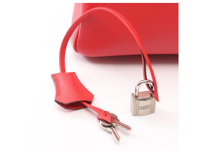Hermès Borsa Hermes Birkin 35 in rosso Bougainvillier - vista 6