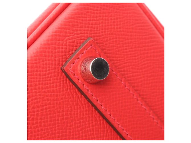 Hermès Borsa Hermes Birkin 35 in rosso Bougainvillier - vista 9
