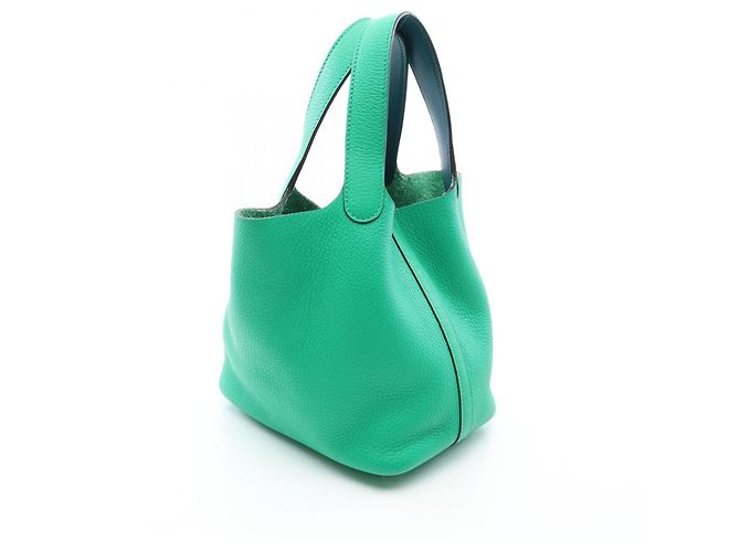 Hermès Hermes Picotin Lock PM Handtasche Grün - Ansicht 2