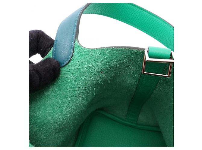 Hermès Hermes Picotin Lock PM Handtasche Grün - Ansicht 9
