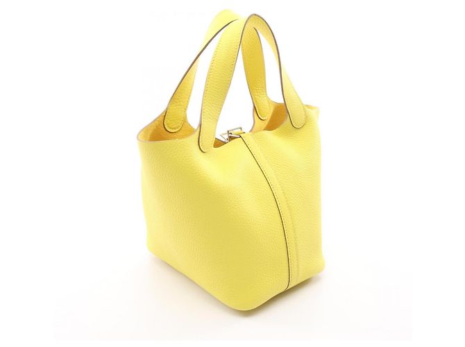 Hermès Hermes Picotin Lock PM Handtasche Golden Gelb - Ansicht 2
