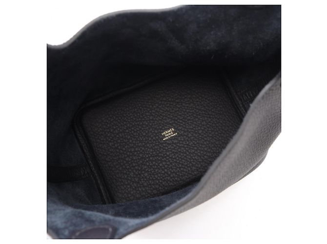 Hermès Hermes Picotin Lock PM Handtasche Marineblau - Ansicht 3