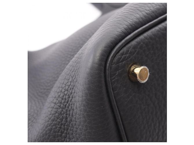 Hermès Hermes Picotin Lock PM Handtasche Marineblau - Ansicht 6