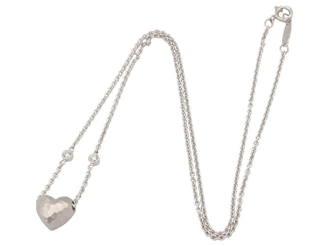 Collana Tiffany & Co. Hammered Heart 2PD Argento - vista 2