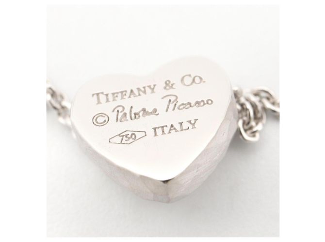Collana Tiffany & Co. Hammered Heart 2PD Argento - vista 3