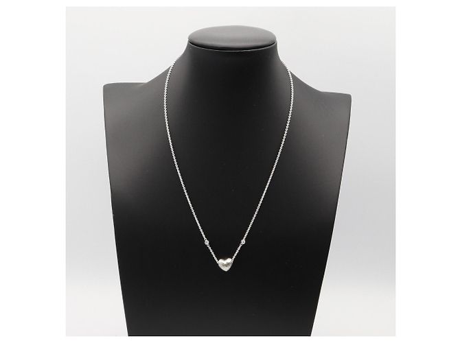 Collana Tiffany & Co. Hammered Heart 2PD Argento - vista 6
