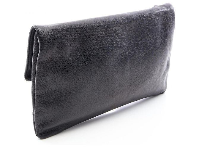 Borsa Balenciaga Classic Envelope Second Bag Nero - vista 2