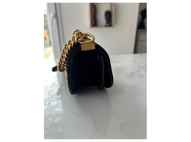 Boy Borsa a tracolla Chanel in velluto nero - vista 5