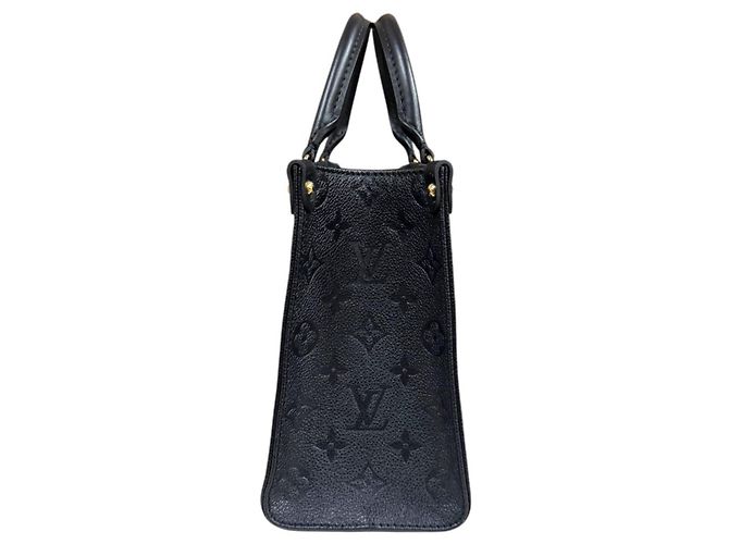 Borsa a tracolla Louis Vuitton OnTheGo PM Monogram Empreinte Nero - vista 3