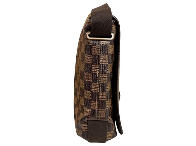 Borsa a tracolla Louis Vuitton Brooklyn PM Damier Marrone - vista 4