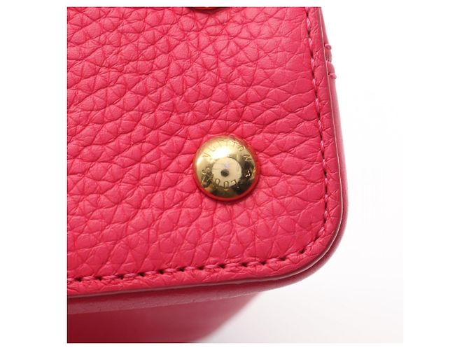 Borsa a mano 2-Way Louis Vuitton Capucines Mini Rosa - vista 8
