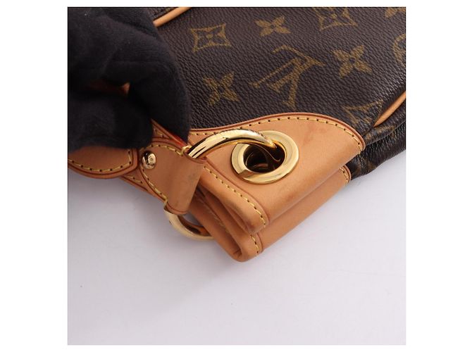 Borsa a tracolla Louis Vuitton Galliera PM Marrone - vista 10